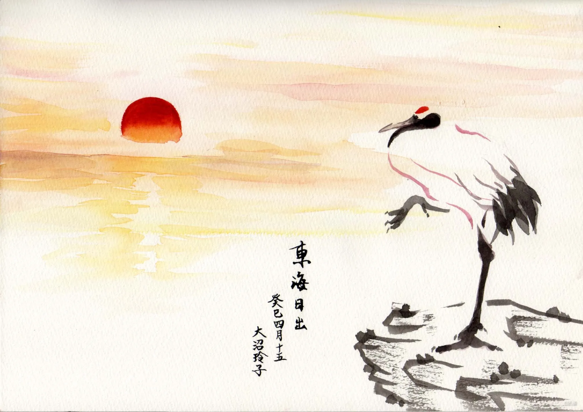 意象世界 039:《东海日出》白孔雀灵魂艺术 | THE VIBE 白孔雀灵魂画作《东海日出》- 展现旭日初升划破长夜的万丈光芒,皓气扫尽暗黑无明,传递迎向光明觉醒与花开果熟的广阔生机 | THE VIBE